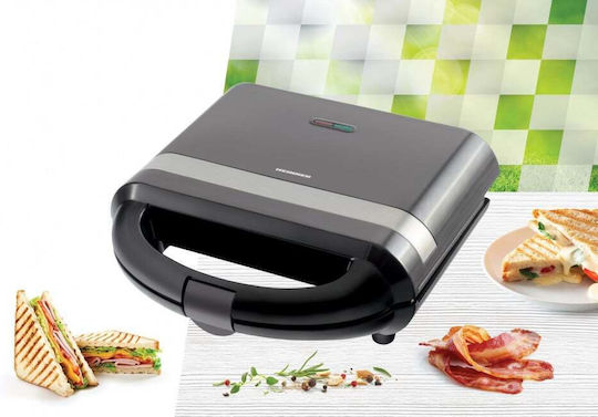 Heinner Sandwich Maker for for 2 Sandwiches Sandwiches 700W Black