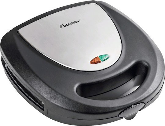 Bestron ASM8010 Grill Sandwich Maker with Removable Plates 760W Black