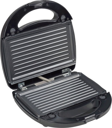 Bestron ASM8010 Grill Sandwich Maker with Removable Plates 760W Black