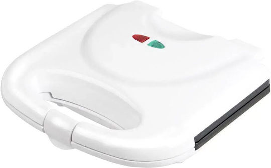 Rosberg Sandwich Maker pentru for 2 Sandwiches Sandvișuri 800W Albă