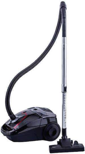 Primo Prvc-40438 Ηλεκτρική Σκούπα 700W με Σακούλα 3.5lt Γκρι