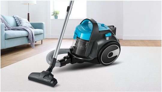 Bosch BGS05X240 Ηλεκτρική Σκούπα 700W με Κάδο 1.5lt Μπλε