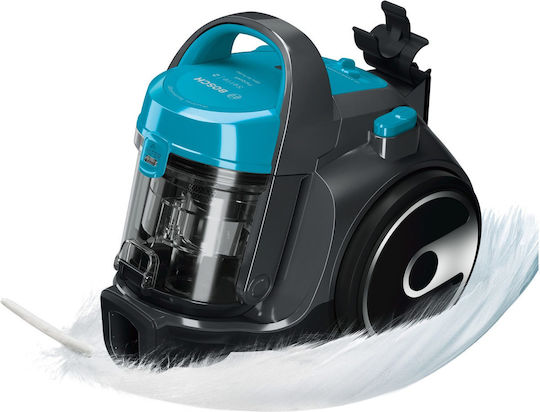 Bosch BGS05X240 Ηλεκτρική Σκούπα 700W με Κάδο 1.5lt Μπλε