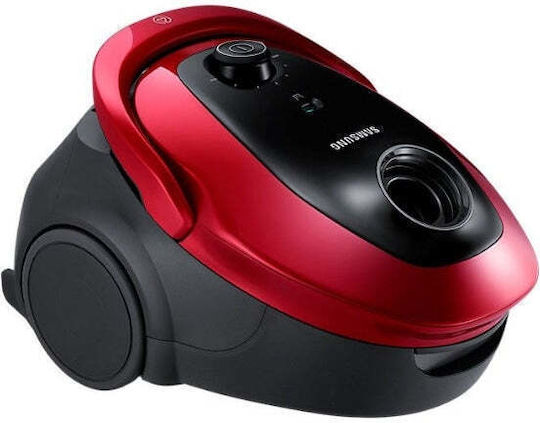 Samsung VC07M25E0WR/GE Vacuum Cleaner 750W Bagged 2.5lt Red