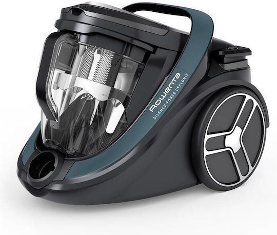 Rowenta Silence Force Cyclonic Effitech Staubsauger 500W Beutellos 2.5Es Schwarz