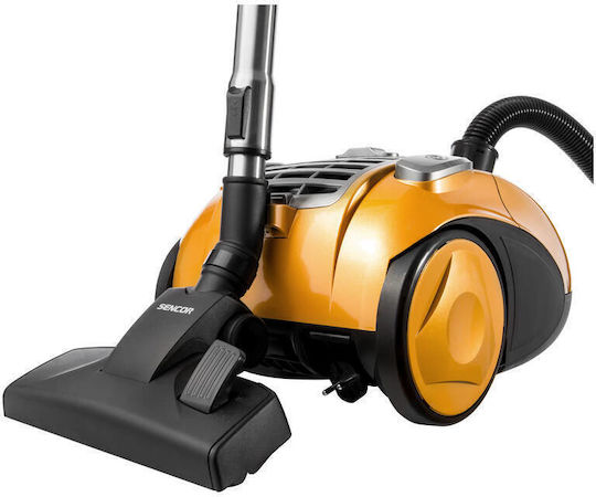 Sencor SVC 900-EUE3 Ηλεκτρική Σκούπα 700W με Σακούλα 4.5lt Κίτρινη