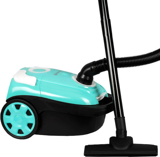 Hausberg HB-2004VR Ηλεκτρική Σκούπα 700W με Σακούλα 3lt Γαλάζια