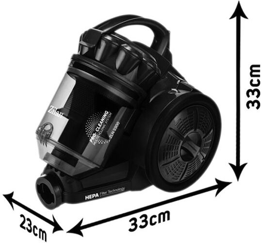 Zilan ZLN3300 Aspirator 700W cu sac 2.5lt Neagră
