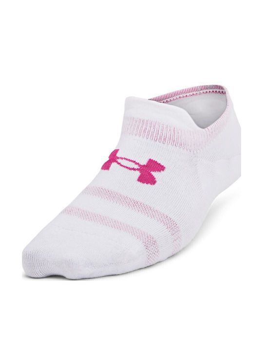 Under Armour Ua Essential Αθλητικές Κάλτσες Λευκές 3 Ζεύγη