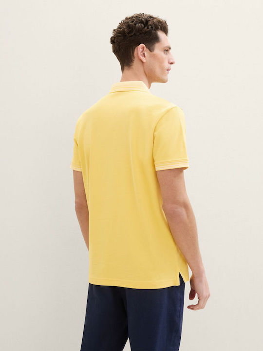 Tom Tailor Bluza Bărbătească Polo Yellow