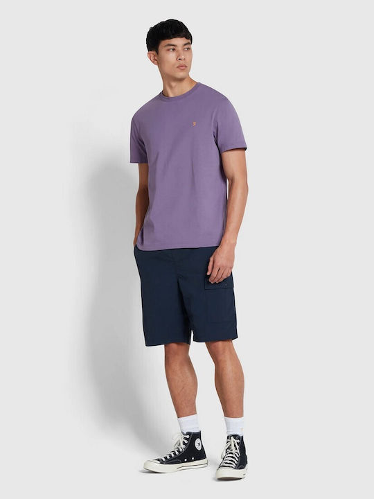 Farah Men's Short Sleeve T-shirt Purple