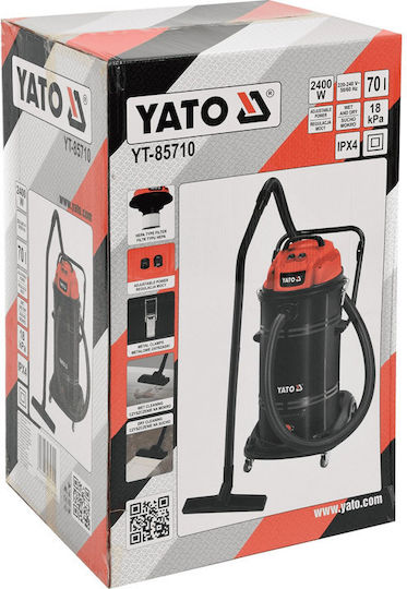 Yato Aspirator Lichide / Solide 2400W Recipient 70lt