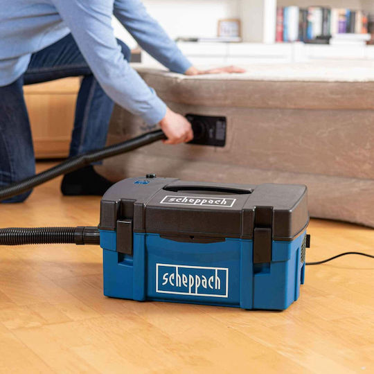 Scheppach Hd2p Σκούπα Υγρών / Στερεών 1250W με Πλαστικό Κάδο 5lt