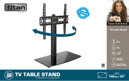 Vivanco 62593 Βάση Τηλεόρασης Δαπέδου έως 55" και 25kg