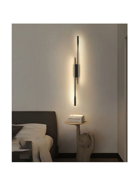 Μοντέρνο Φωτιστικό Τοίχου με Ενσωματωμένο LED και Θερμό Λευκό Φως Πλάτους 5cm