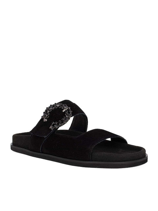 Komis & Komis Sandale Casual Damă Negru De Piele