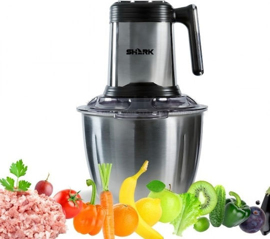 Dynamic Shark Commercial Blender 1kW Silver With Jug Capacity 6lt 27x22x40cm