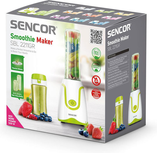 Sencor SBL 2211GR Blender with Tritan Jug 600 ml 500W Green