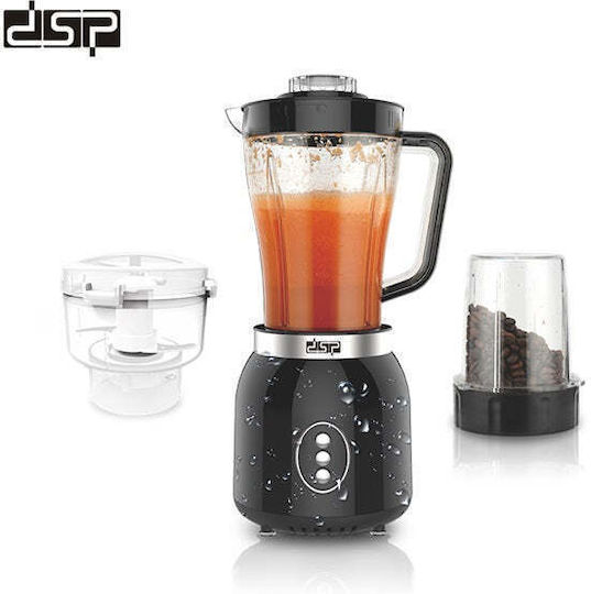 DSP Μπλέντερ με Πλαστική Κανάτα 1.8 lt 350W Μαύρο 613323