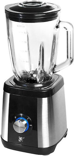 Lafe BCP003 Μπλέντερ με Γυάλινη Κανάτα 1.5 lt 600W Inox