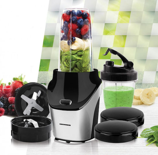 Heinner Blender With Tritan Jug 1 L Silver HSB-T1000SS