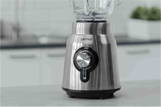 Zelmer ZSB4850 Μπλέντερ με Γυάλινη Κανάτα 1.75 lt 1250W Γκρι