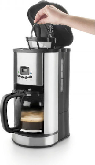 Lacor Programmable Filter Coffee Maker 1000W Silver