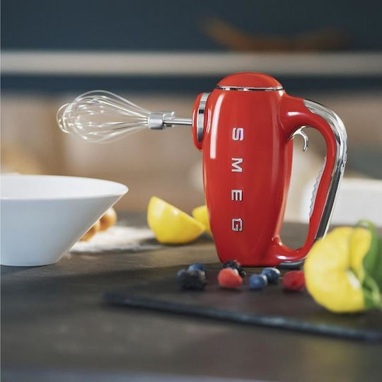 Smeg Μίξερ Χειρός 250W Κόκκινο