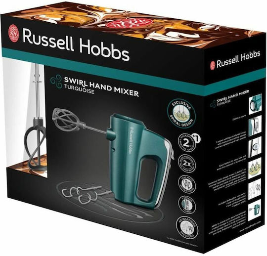 Russell Hobbs Mixer Handmixer 350W Türkis