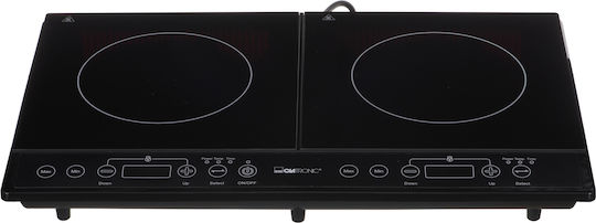 Clatronic DKI 3609 Countertop Burner Induktion Double Schwarz