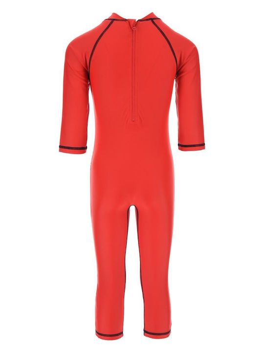 Superheroes Kids Swimwear One-Piece Red