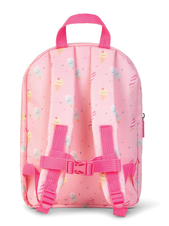 School Backpack for Kindergarten Ice Creams Pink Saro 75006