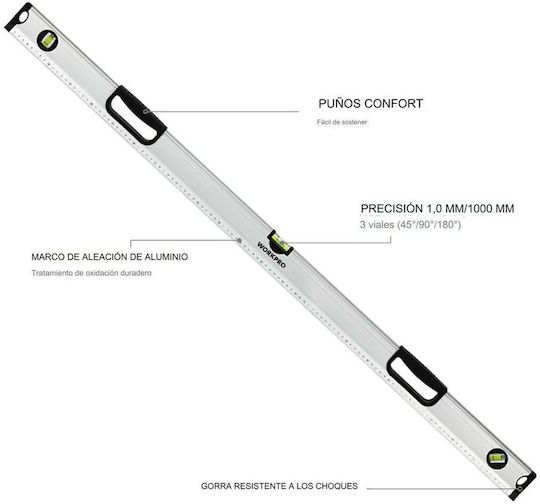 WorkPro WP262003 Αλφάδι Αλουμινίου 60εκ.