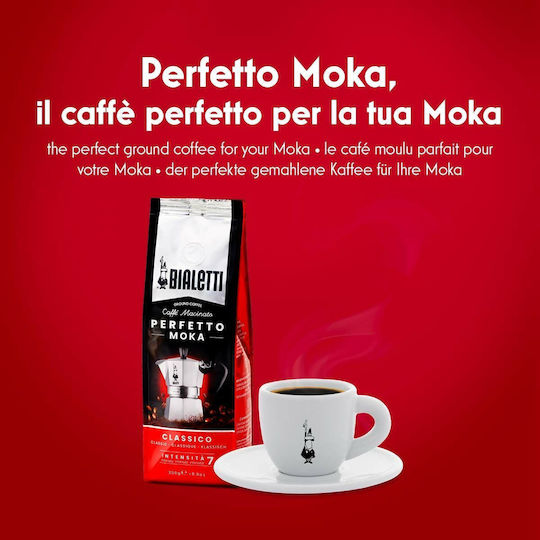 Bialetti Moka Induction Moka Stovetop Espresso Pot 4 Cups Black