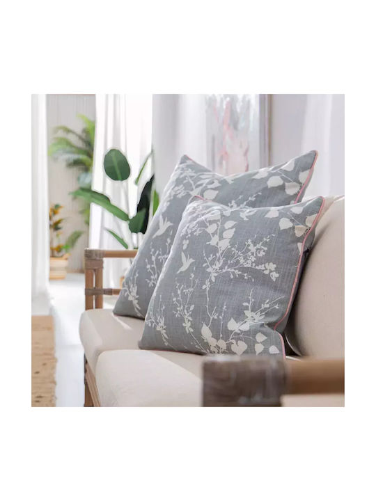 Ixia Regal Ixia Regal Sofa Cushion 100% Cotton Gray Beige 60x60cm