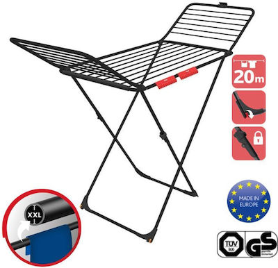 Vileda Aluminum Folding Floor Clothes Drying Rack