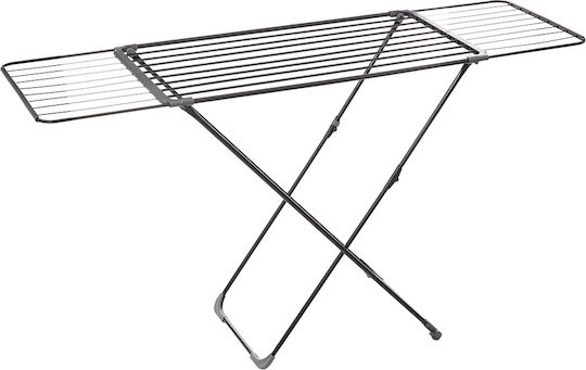 5Five Stainless Steel Folding Floor Clothes Drying Rack with Hanging Length 20m