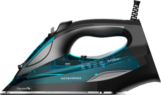 Cecotec Fast&Furious 5055 Pro Steam Iron 3100W with Ceramic Plate and Continuous Steam Supply 65g/min