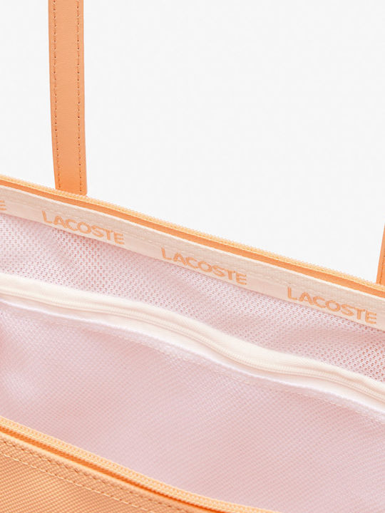 Lacoste L.12.12 Γυναικεία Τσάντα Ώμου Πορτοκαλί