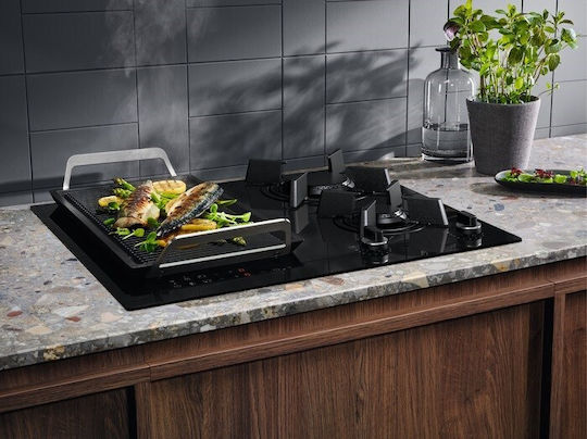 Electrolux Εστία Υγραερίου & Ρεύματος Αυτόνομη με Λειτουργία Κλειδώματος 59x52εκ.