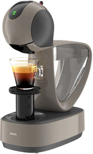 Krups Infinissima Touch Καφετιέρα για Κάψουλες Dolce Gusto Πίεσης 15bar Μπεζ