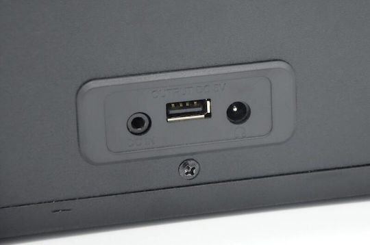 Roadstar ΙR-390D+BT Επιτραπέζιο Ραδιόφωνο Ρεύματος DAB+ με Bluetooth και USB Μαύρο