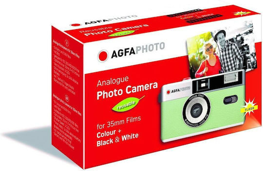 AgfaPhoto Analogue 35mm Camera Film Mint Green