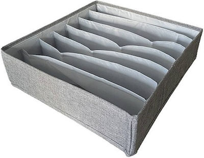 Νο7 Stoff Schubladenorganisator für Socken in Gray Farbe 32x32x9cm 1Stück