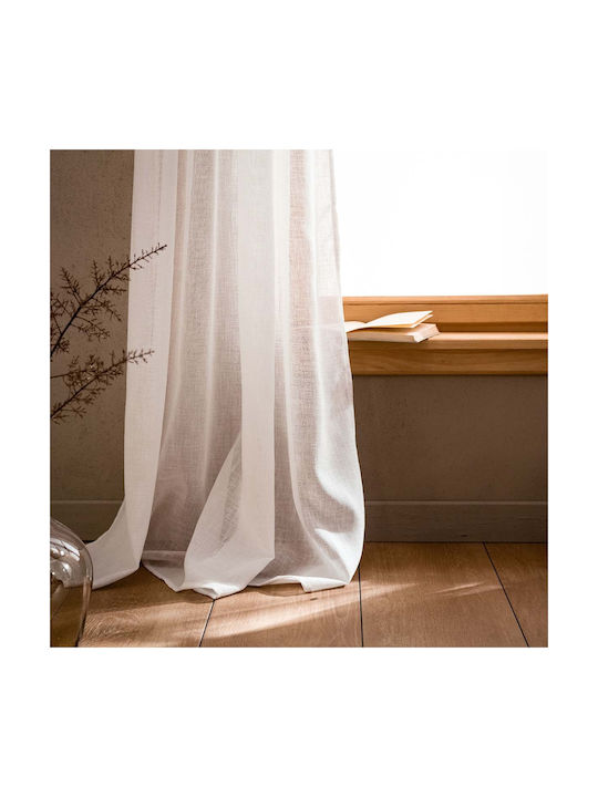 Gofis Home Curtain with Pencil Pleat White 200x295cm