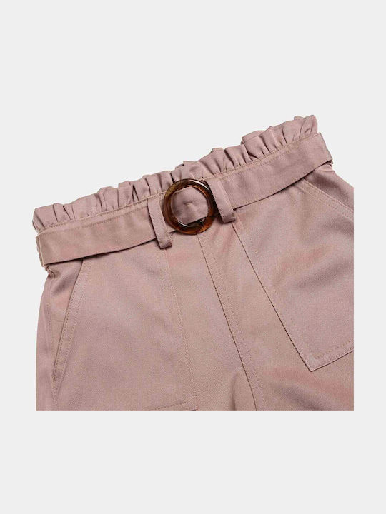 Șort/Salopetă Copii din Material Textil Roz
