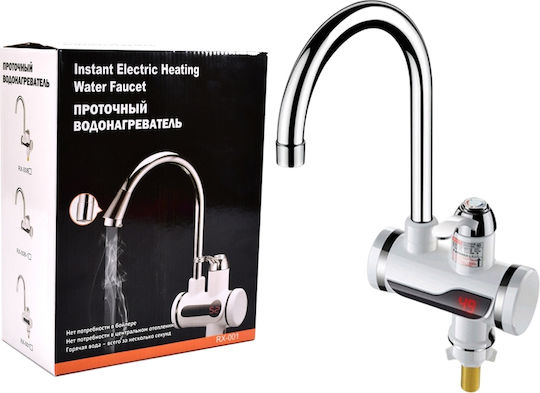 RX-008-1 Electric Single-Phase Instant Heater Tap for Bathroom / Kitchen 3kW