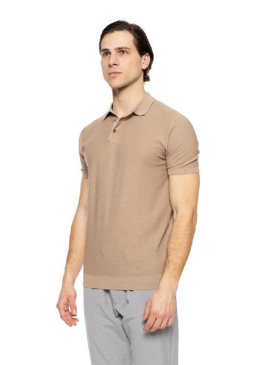 Smart Fashion Herren Kurzarmshirt Polo Lt Beige