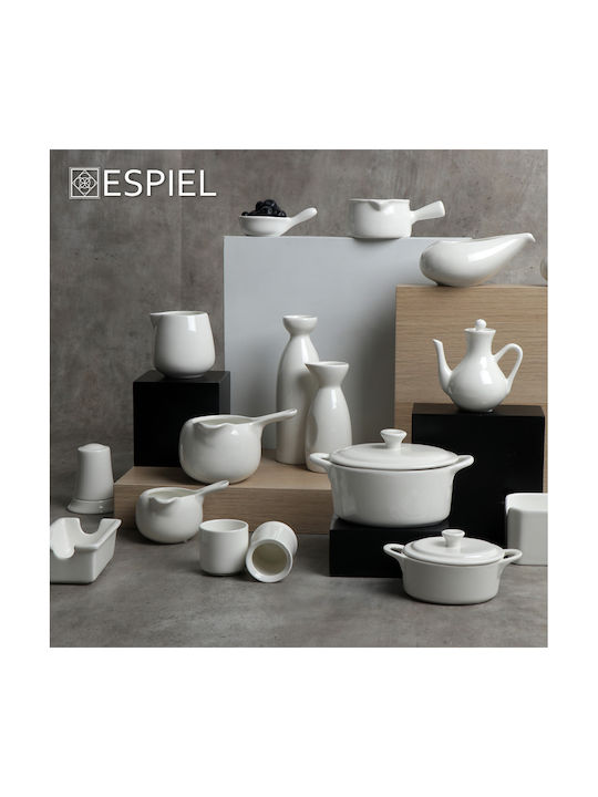 Espiel Θήκη για Οδοντογλυφίδες 6.5x6.5x7.2εκ. 12τμχ Μπεζ