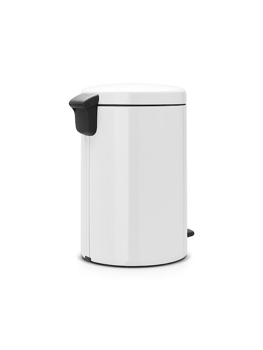 Brabantia Brabantia Metallic Waste Bin with Pedal White 20L